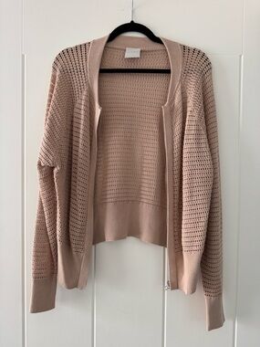 Varley Blush Open-Knit Women's Cardigan